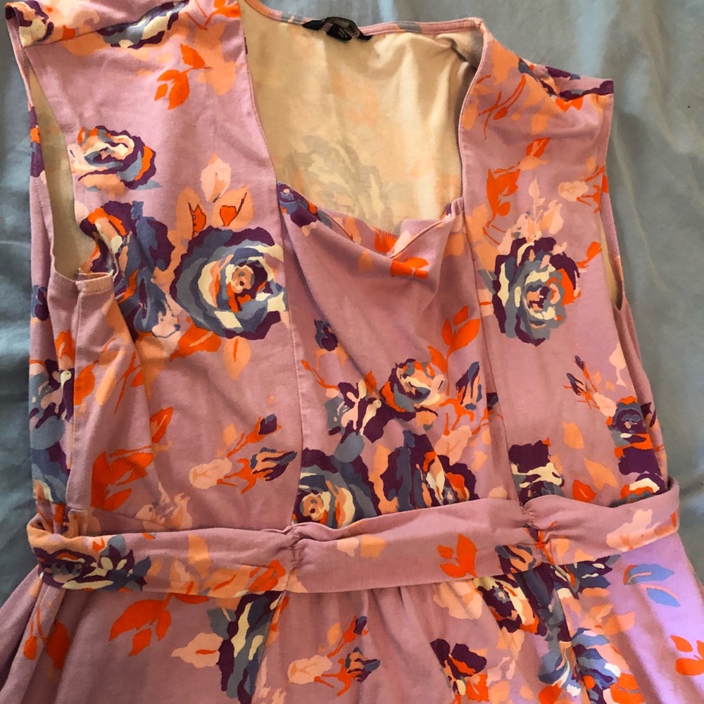 Lavender cotton Lands End dress